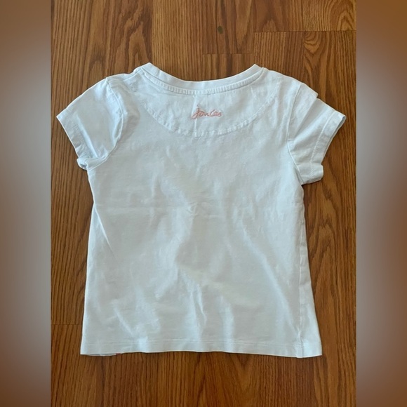 🎈🎈🎈Girl’s  Jean and Top Set Oshkosh Blue Jeans & Joules Tee Off White Top - Picture 10 of 11